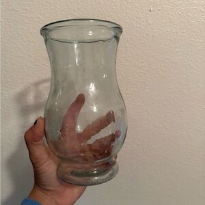 Elegant Clear Glass Vase